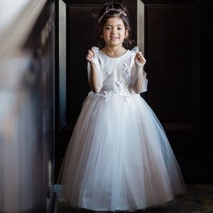 Blush Princess Dalianna for BHLDN and Anthropologie Flower Girl Dress